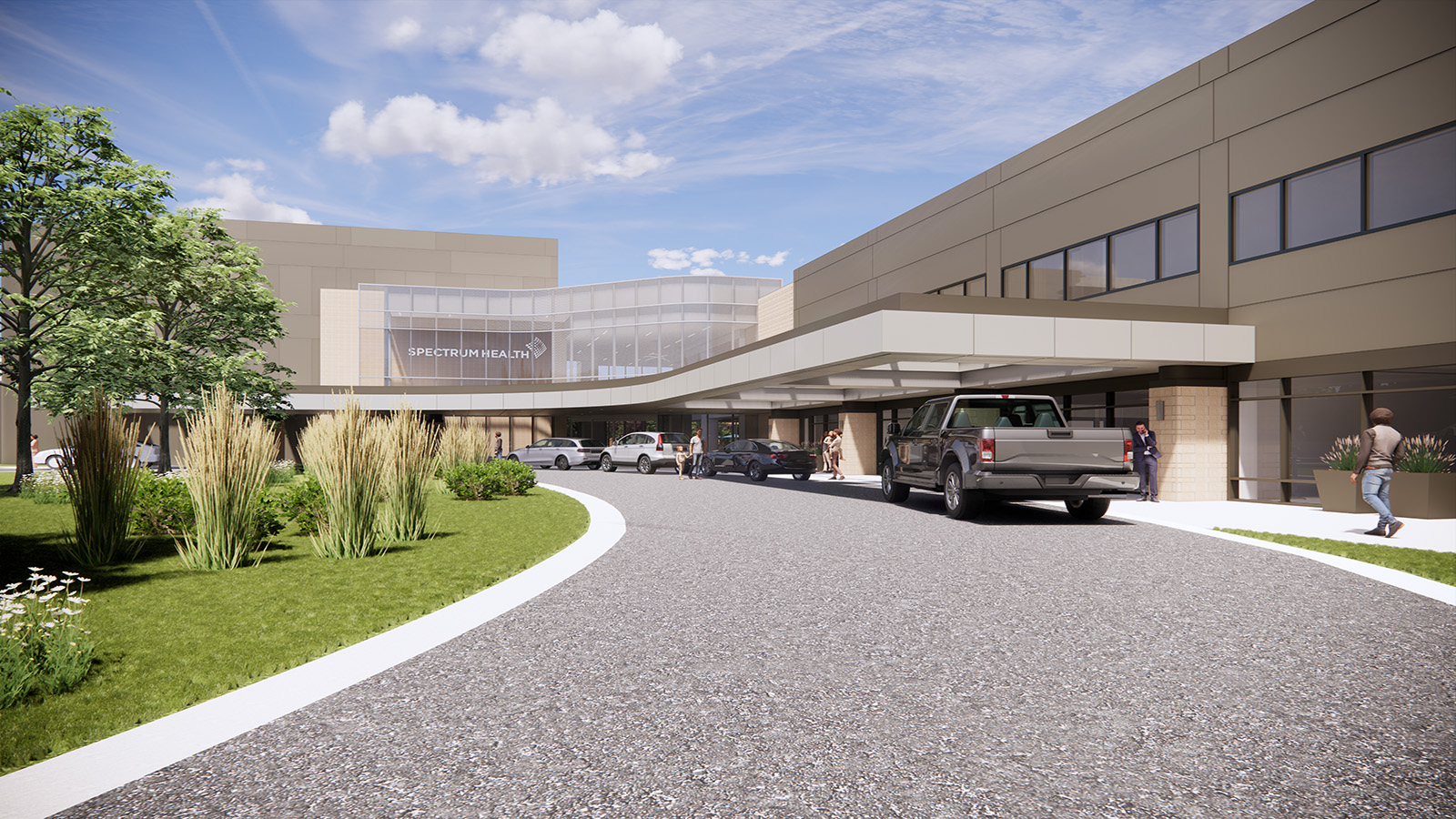 Spectrum Health Blodgett Hospital Entry Addition Integrated Architecture