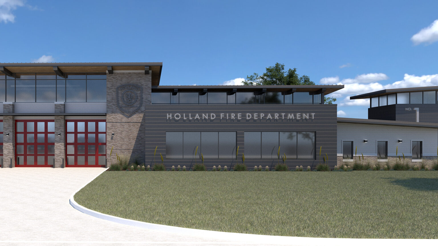 City of Holland Waverly Road Fire Station Integrated Architecture
